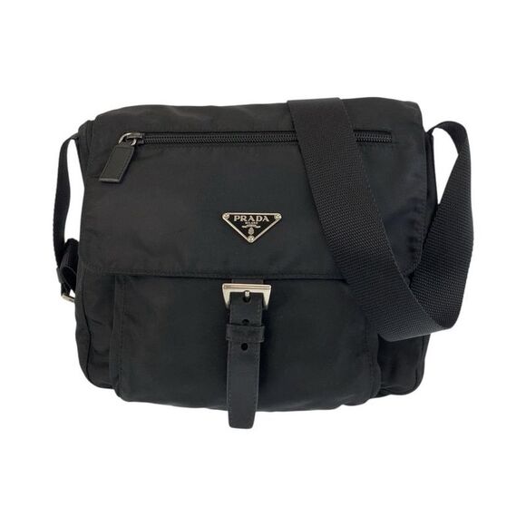 Pre Loved prada Women black | black Crossbody Bags - Picture 1 of 8